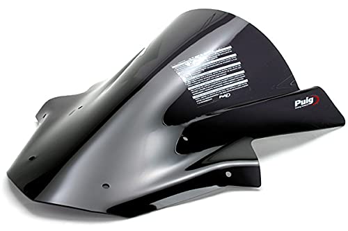 Puig ブラック レーシングスクリーン Amazon.com: Puig 3177N Racing Screen Kawasaki ZX-6R 18-21 C
